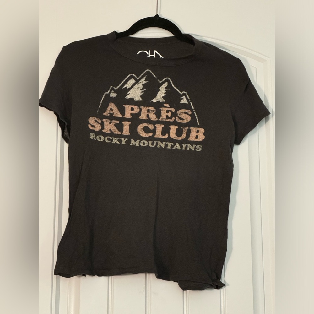 Anthropologie Apres Ski Club Graphic Tee